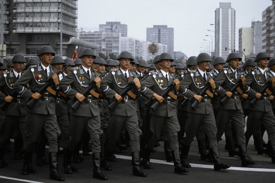 Wachregiment Feliks E. DzierzynskiOriginally formed as Wachbataillon A beim MfS in 1951, it was named after the Cheka/OGPU leader in 1967. This unit guarded all MfS installations. They were also tasked with restoring public order & did so in 1953 helping to suppress the uprising