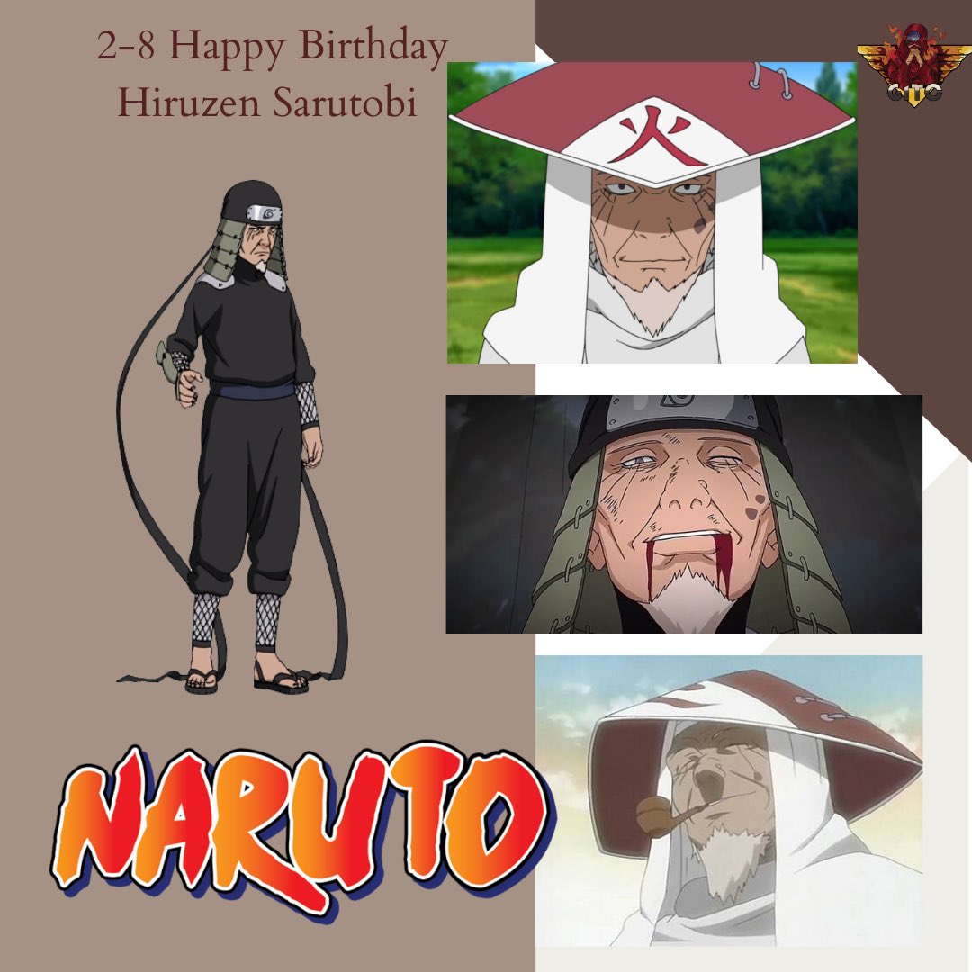 Geekz In The City on X: 2-8 Happy Birthday 🎊🎉🎈🎂🎁 to the third Hokage  of the Hidden Leaf Village Hiruzen Sarutobi #naruto #NARUTO #narutofanart  #hiruzensarutobi  / X