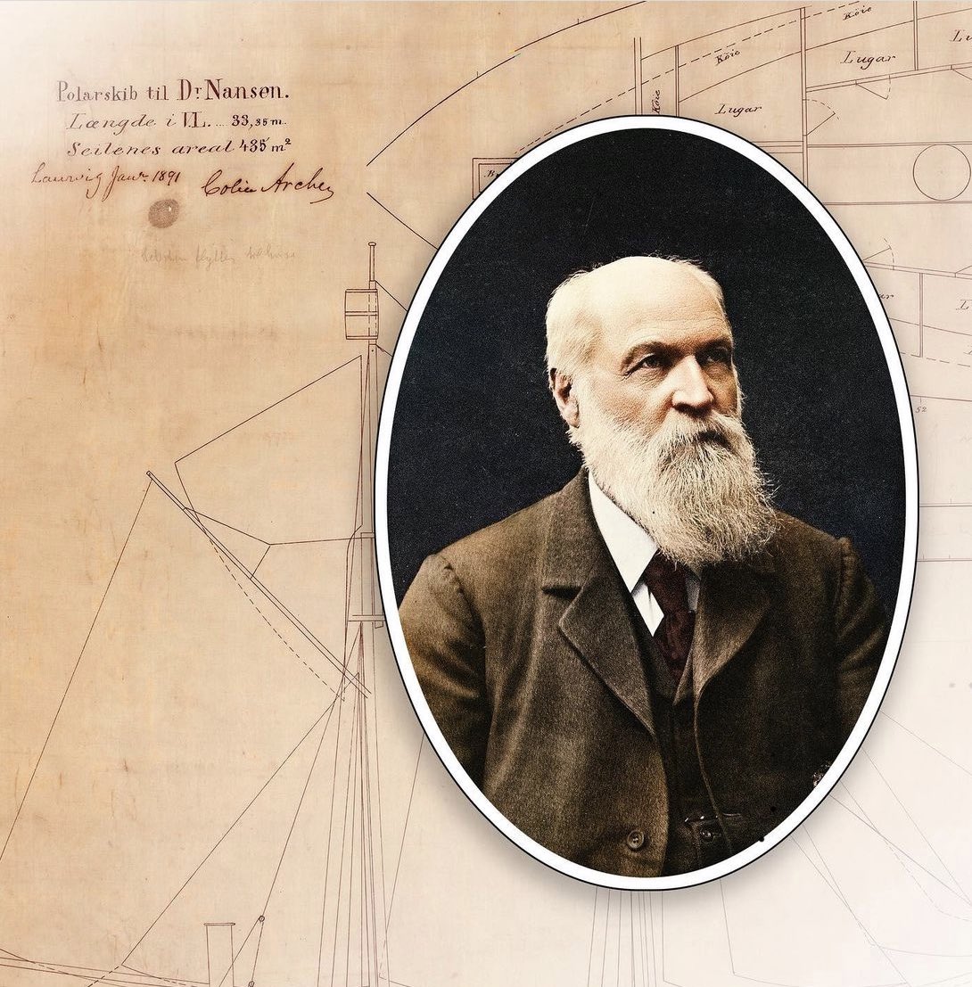 FramMuseum's tweet photo. Today marks the 100th anniversary of the death of #ColinArcher the designer and builder of the #Polarship #Fram. On 6 March 1890 Nansen wrote Archer a letter asking for advice on a skip for his upcoming #NorthPole expedition. A few week later a legendary partnership started. https://t.co/gjh5yLktpy