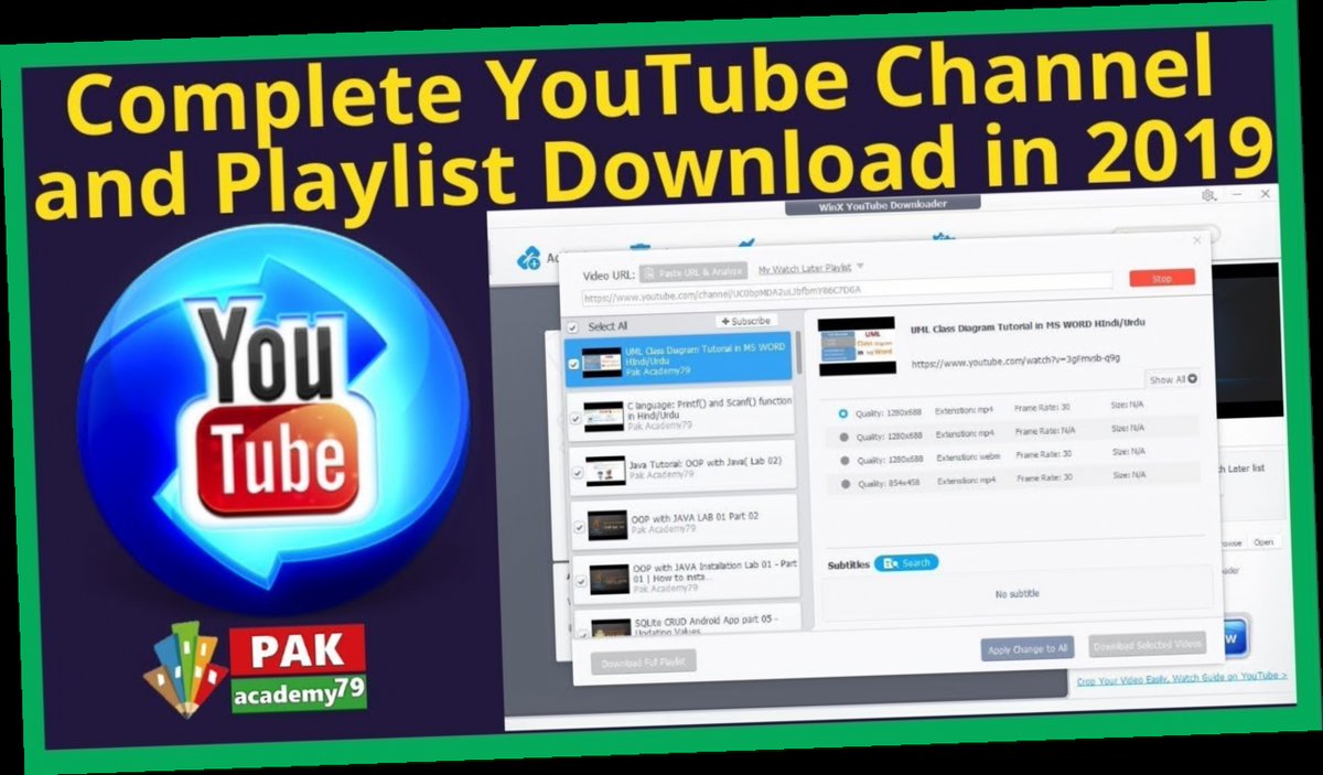 guide for youtube channel download for pc / Twitter