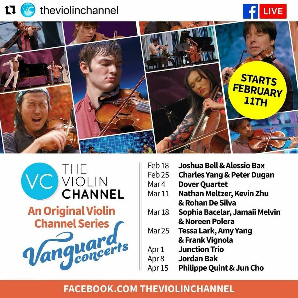 NathanMeltzer's tweet photo. I’m so honored to play once again with the great @rohandesilva6 as part of this amazing series presented by the Violin Channel! I can’t wait for the first episode to be released on February 11th, which will present a single work from each of the episodes… https://t.co/tgYXpm0xr1 https://t.co/UbYNxvhbgI