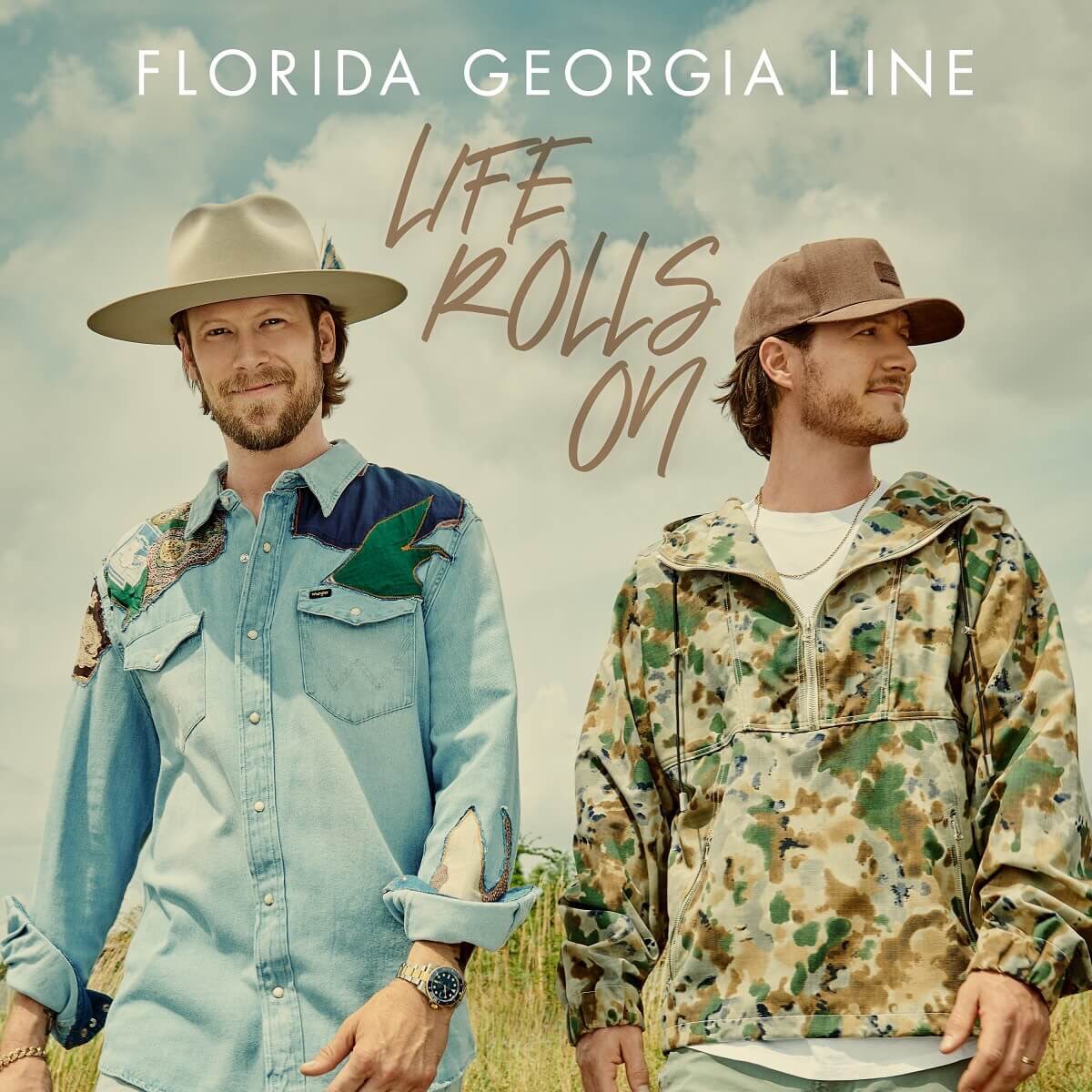 FlaGaLineNET's tweet photo. It's album release week y'all!! @FLAGALine @PlayBkPlay @THubbmusic #LifeRollsOn #FGL5 https://t.co/4er47BKhMY