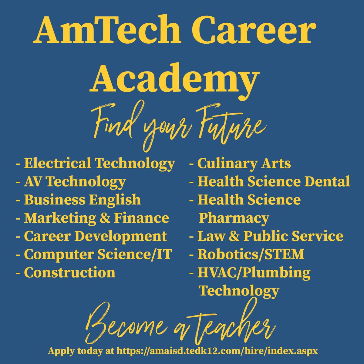 AmTech Career Academy (@AmtechCareer) | Twitter