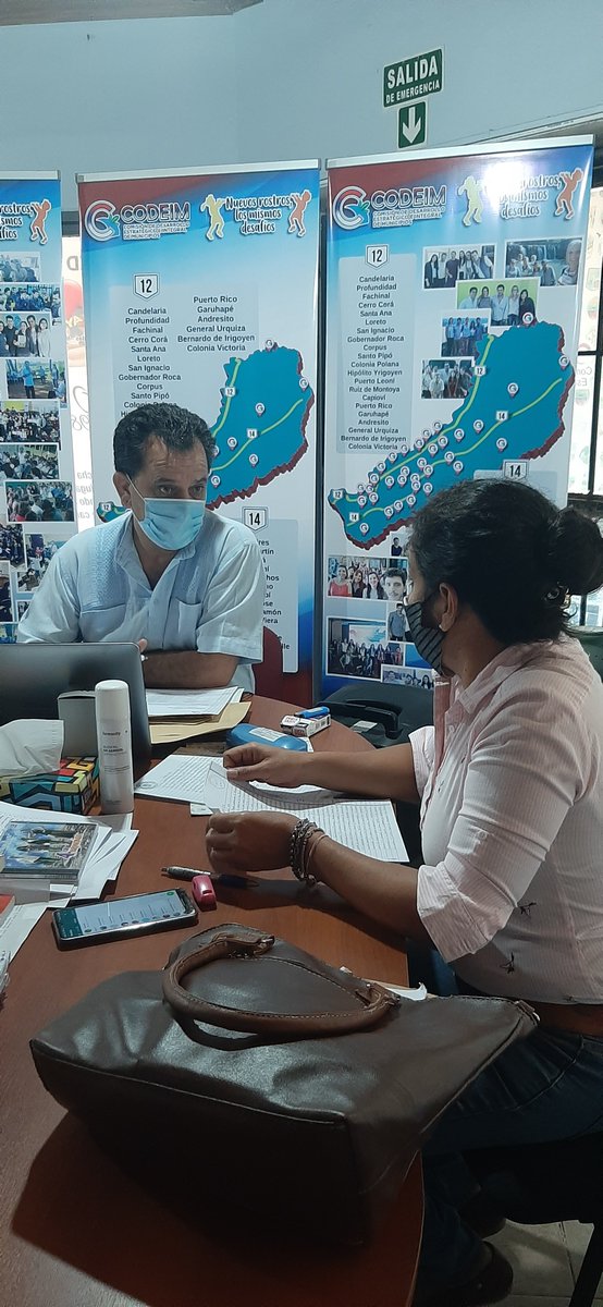 codeimisiones's tweet image. En la sede de la CODEIM de Posadas , reunion de trabajo con los Intendentes de Profundidad Silvia Estegarribia y de San Ignacio Prof. Javier Peralta.
#SomosCodeim2021
#NuevosRostros2021
#CherogaMi 2021