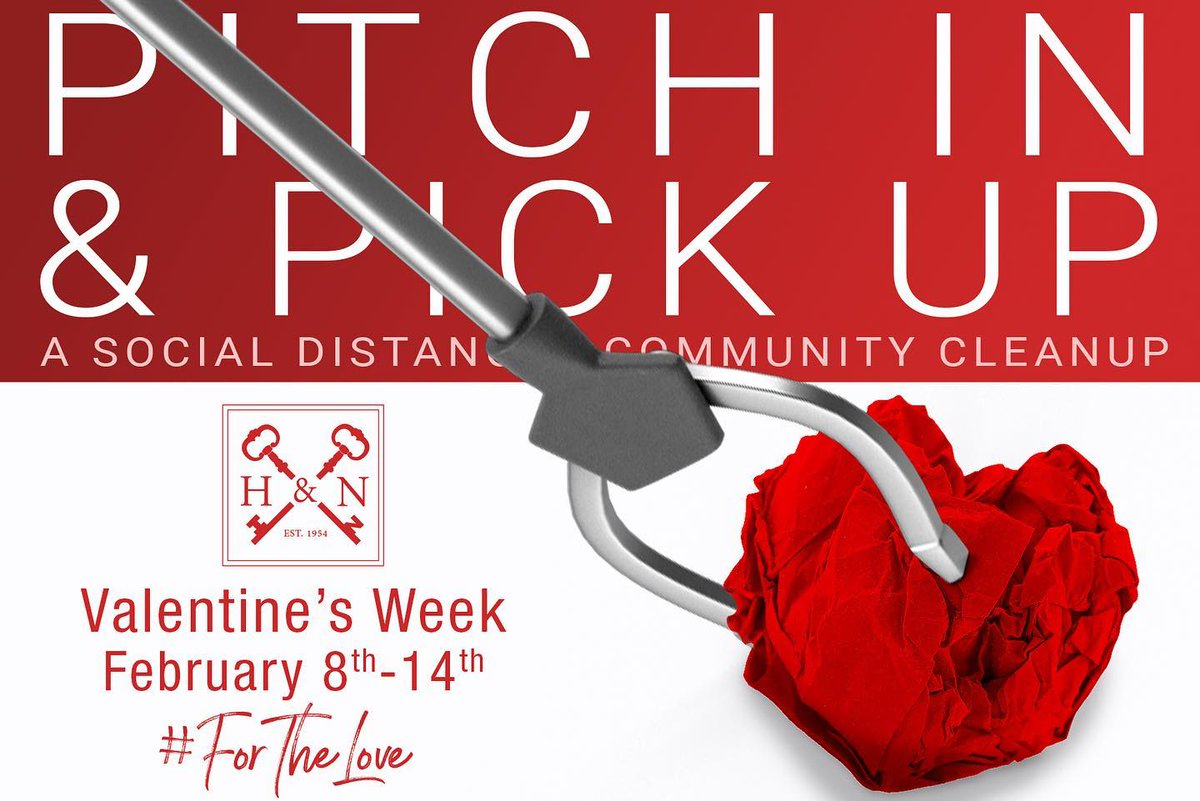 OnlyOneAlbany's tweet photo. What would you do for love?? Pitch in and pick up this week - for the love of our community - in partnership with Hughey &amp; Neuman's annual #ForTheLove Valentines community clean up event. Share photos of your team doing their part! #OnlyOneAlbany #AlbanyGA #ILoveABY https://t.co/sHva0MDeAO