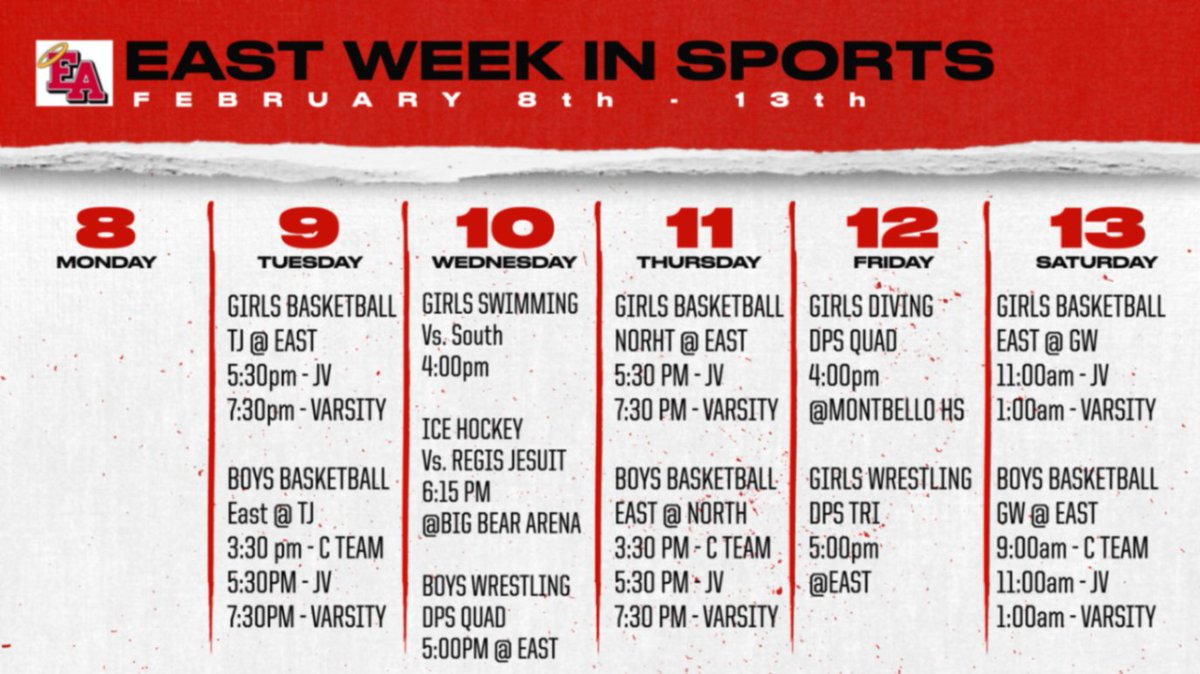 Denver East Week in Sports.
