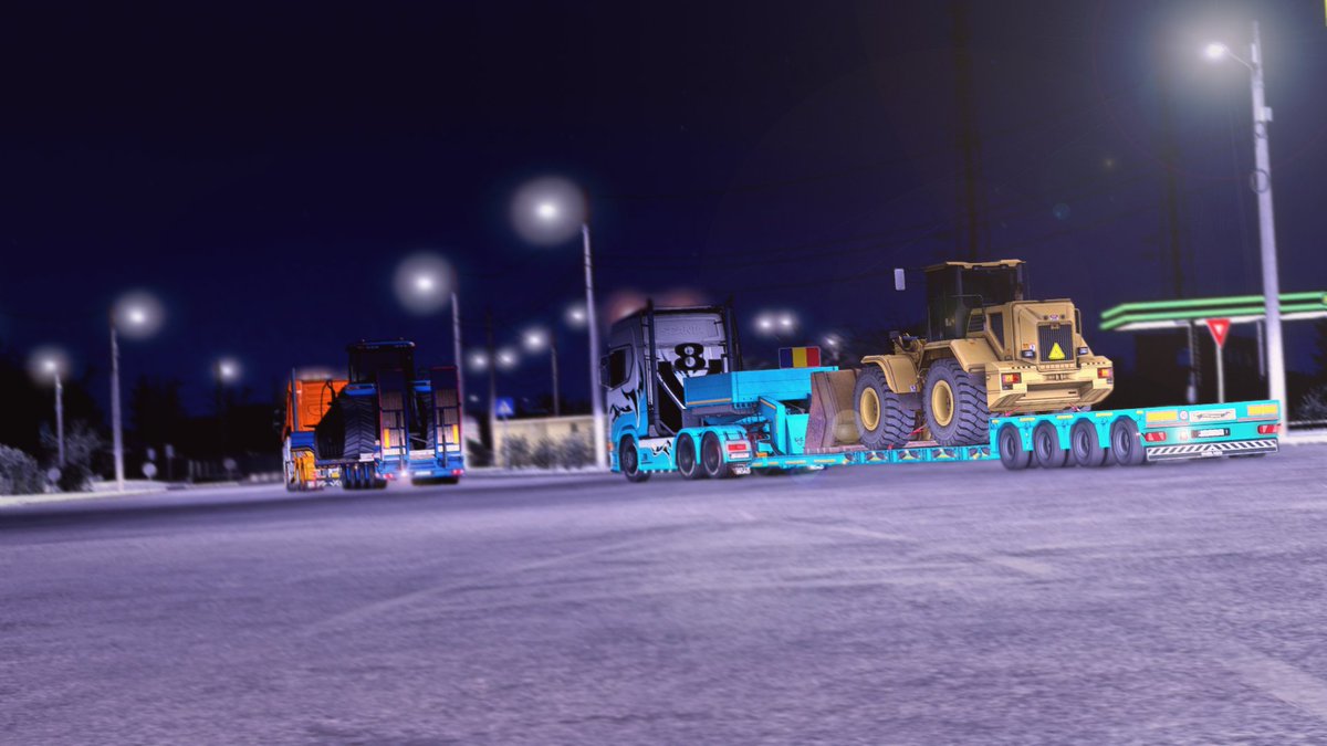 CraftMAN_CZ's tweet image. 📷 Photos from yesterday&apos;s ⚠Special Transport convoy🚛.