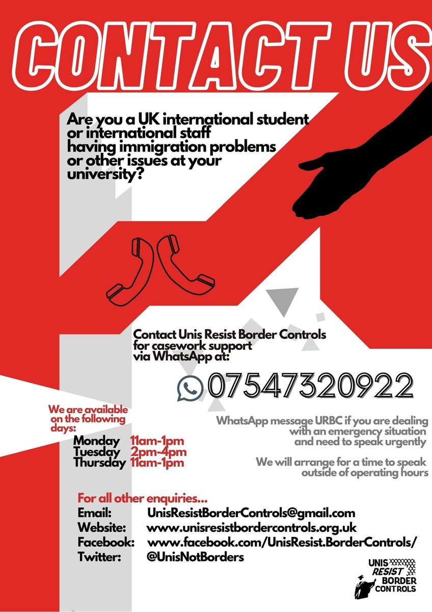 International students need to fight back against the abuses they are facing during lockdown. This is why we urge students having problems paying their tuition fees to contact  @UnisNotBorders to get advice & to learn how to use the complaints procedures at your university. 1/5
