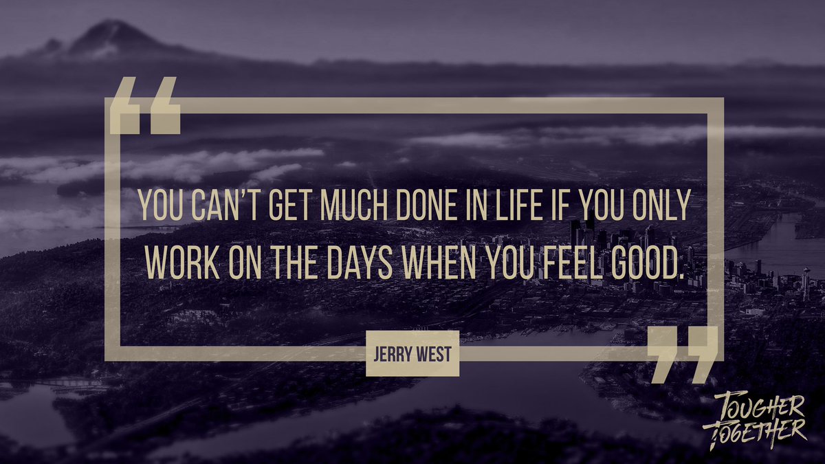 We all have those days where the little voice inside tells us “we don’t feel like doing it today.” But to find the strength from within, and ignore that voice, that’s what separates those who are good from those who are great❗️ #MondayMotivation #TougherTogether #GoHuskies🐶☔️