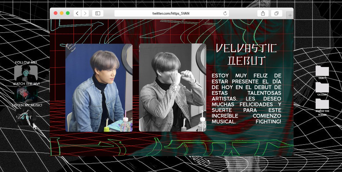 https_SVAN's tweet photo. ⠀( 🦢 ) ﹟ 𝕖 𝕧 𝕖 𝕟 𝕥 ,,丂ᐯ开几 𝚒𝚜 𝚝𝚢𝚙𝚒𝚗𝚐... ⃗ #VELVASTICDB #HAPPINESSwithVT ⌜2O21.O2.O8⌝ ﹡!ゝ@RBWent
Las chicas de @velvastic ya están debutando el día de hoy y yo estoy chillando. ¡Felicidades, bebés! https://t.co/j8uEDMeL5g