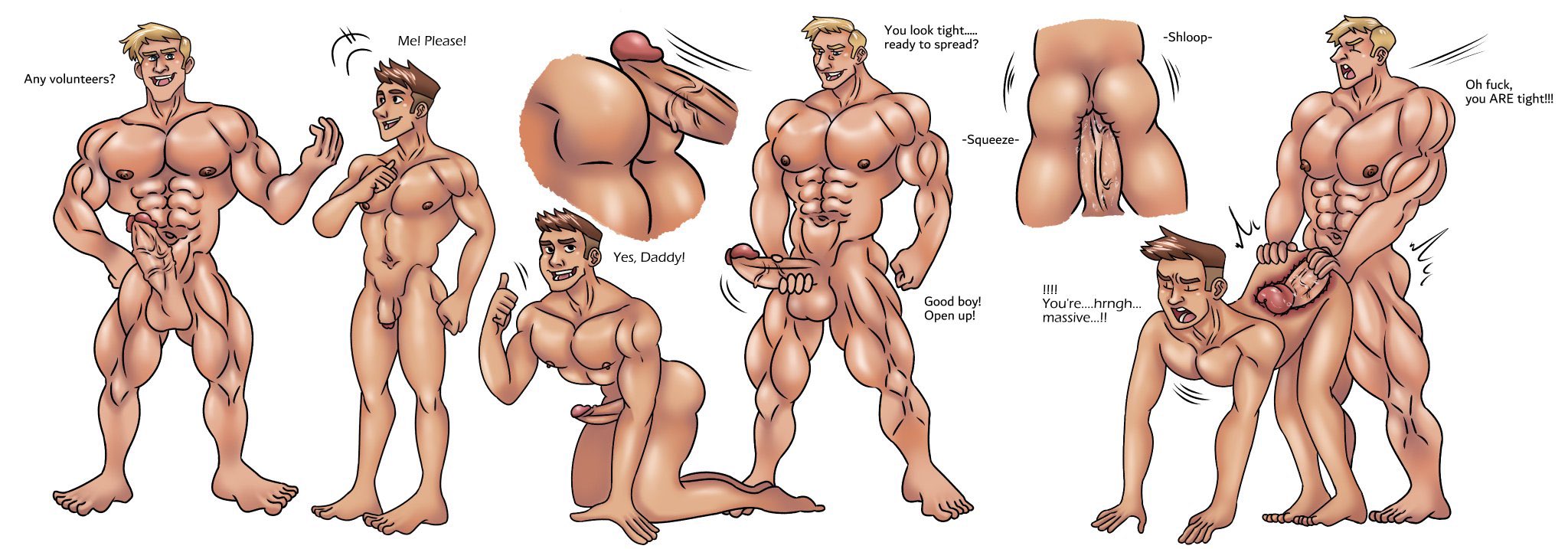 🔞 Tuppence4Sh 🔞 on Twitter: "A muscle growth sequence I comm
