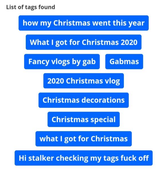 titosvodka69's tweet photo. telling people to "fuck off" and calling them a "jealous bitch" isn't very Christian of you Gabriella. if you're gonna call them that at least say it with your chest and don't hide behind video tags. tags are free to check btw! @gabcake #gabidemartino #gabidemar #nikiandgabi https://t.co/fC8Ty8EeYw