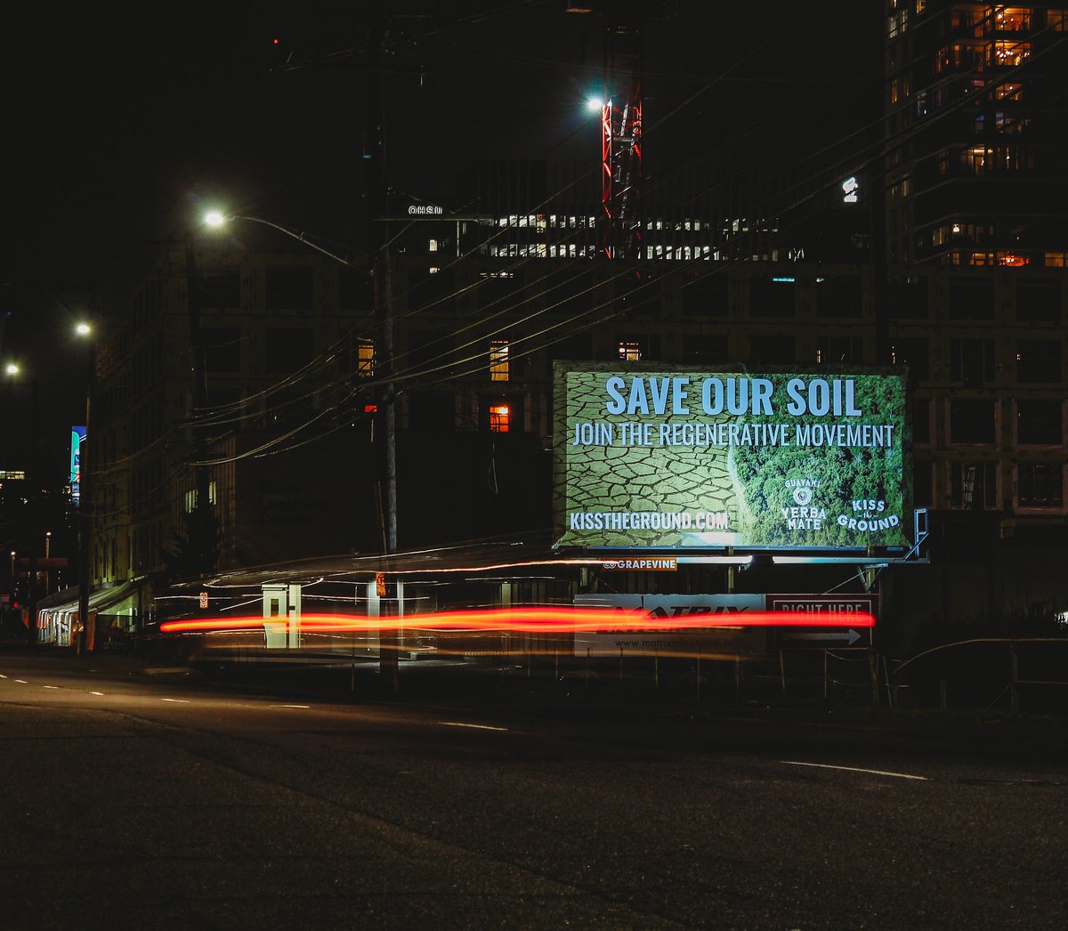 yerbamadre's tweet photo. We could think of no better partner than @kisstheground to team up with for our first #billboard in a long time. Inspired by our shared mission of awakening people to the possibilities of regeneration, we're excited to invite Portlandians to join the #regenerativemovement.🌱 https://t.co/UBcMqSRTMh