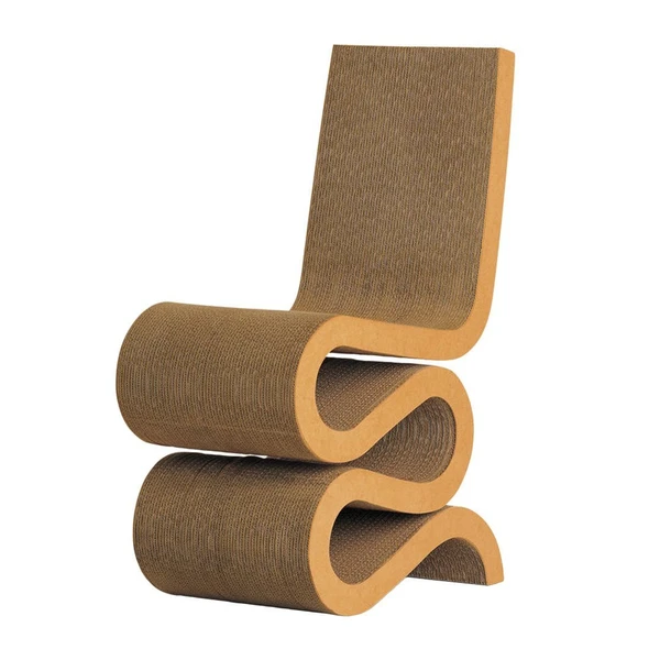 it's just a scratching post literally shut the fuck up - $1,300.00 ( https://www.danishdesignstore.com/products/frank-gehry-wiggle-side-chair-vitra)