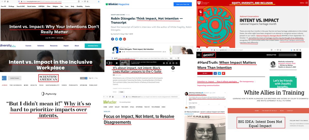 1/IMPACT NOT INTENT!The idea is that it doesn't matter what you meant to say, all that matters is if someones feelings were hurt.This idea from woke academic literature is destroying our ability to communicate; to fight it we must understand it.Impact not intentA Thread