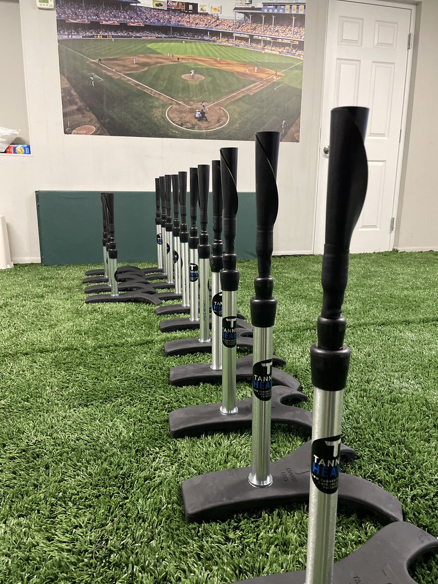 What a sight 😍

16 brand-new <a href="/TannerTees/">Tanner Tees</a> are now featured throughout each cage at Lakeside Indoor.

Come up and get a hack off these beauties!