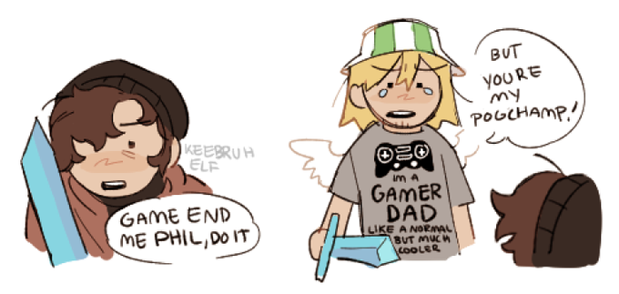 i stopped working on actual art to draw this gamers rise up

#philzafanart #wilbursootfanart 
