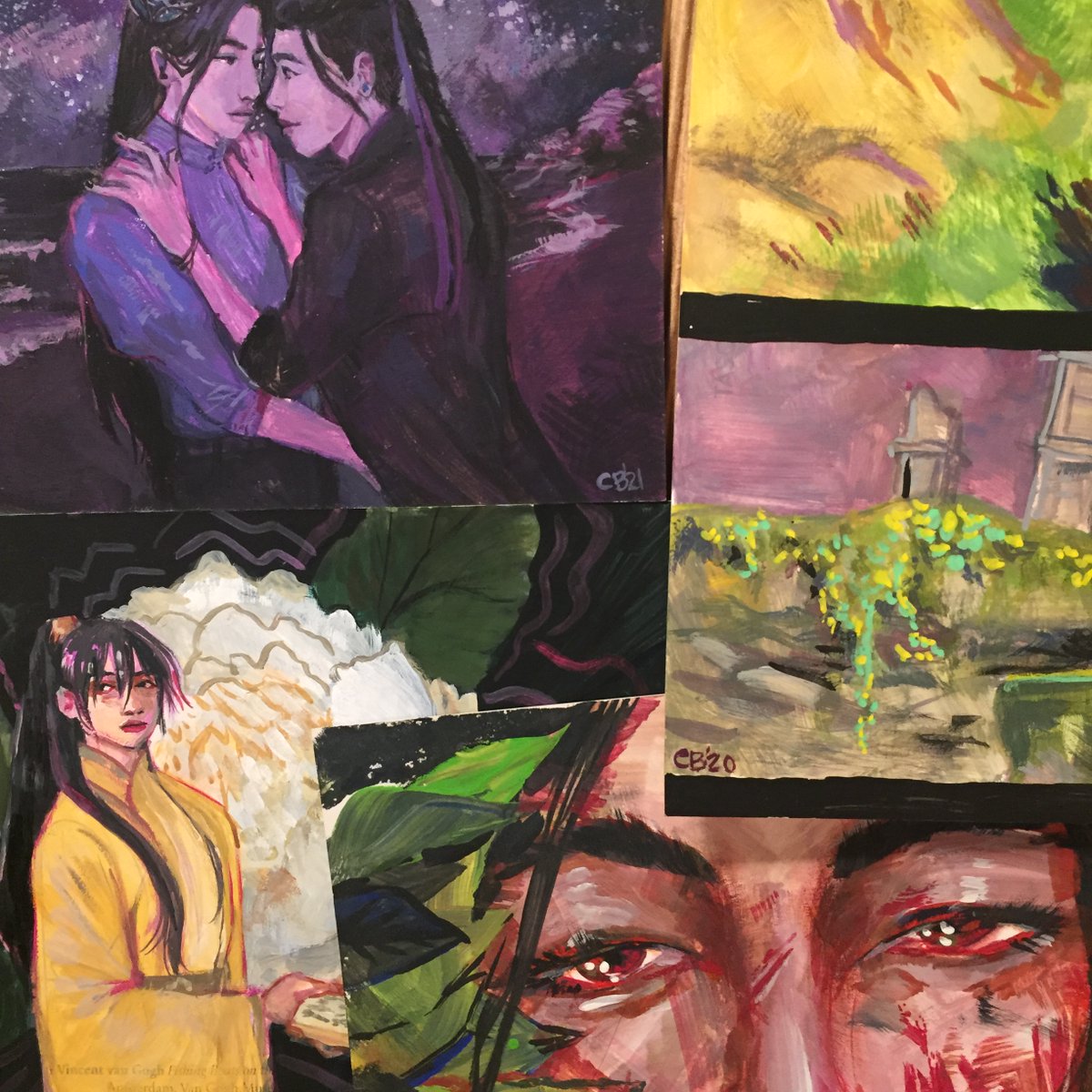 worse_name's tweet image. hi again!! I've got 8 paintings available for purchase!! this is my only income at the moment so RTs are extremely appreciated even if you're not interested in buying. Thank you! ✨💖💕doc with prices and info here: docs.google.com/document/d/1ds…