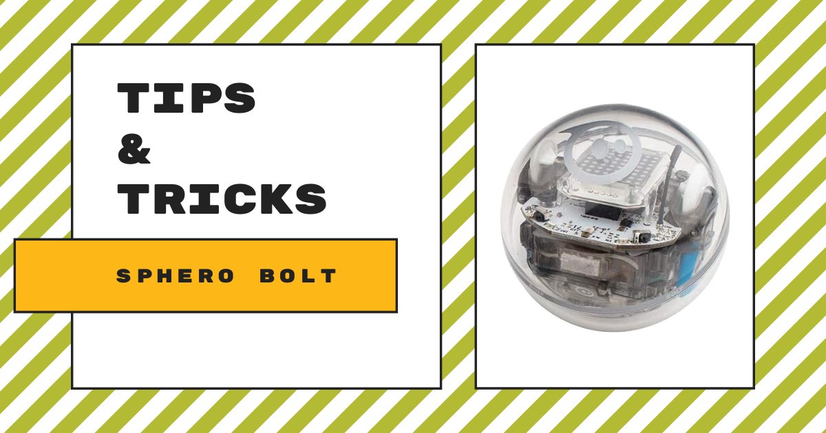 When it comes to coding with the BOLT, the <a href="/Sphero/">Sphero</a> Edu app is the recommended option. It features various levels of programming challenges and in-depth #coding opportunities. Check out some other hints in our #TipsandTricks blog! #STEAM edupr.io/1str4o2