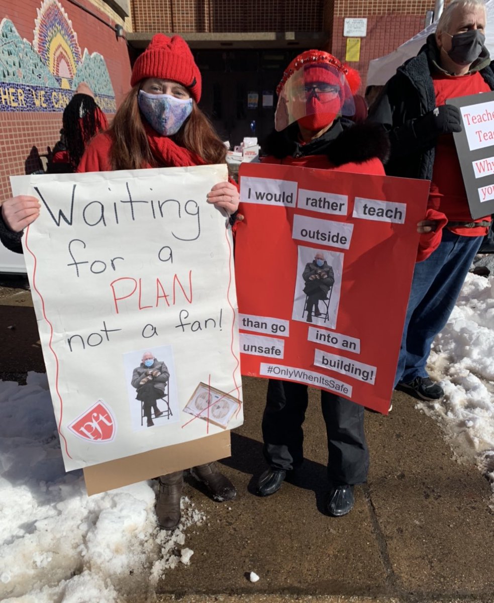 PFTLocal3's tweet photo. .@BernieSanders was everywhere in #phled today! #OnlyWhenItsSafe #plannotfan 🧤 https://t.co/RUzYWTKkAc