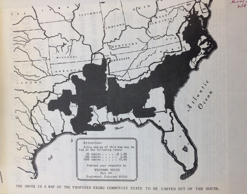 Conservative segregationists started spreading rumors that a US Army training exercise in the swamps near Savannah that summer was really an operation to prepare the way for a "Negro Communist State to be Carved Out of the South."