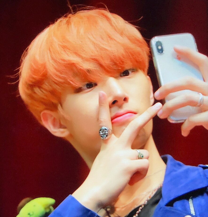 mingilights's tweet photo. there’s this particular :] face mingi does every time he takes selfies.. and i find it very cute https://t.co/KDuonlvm6a