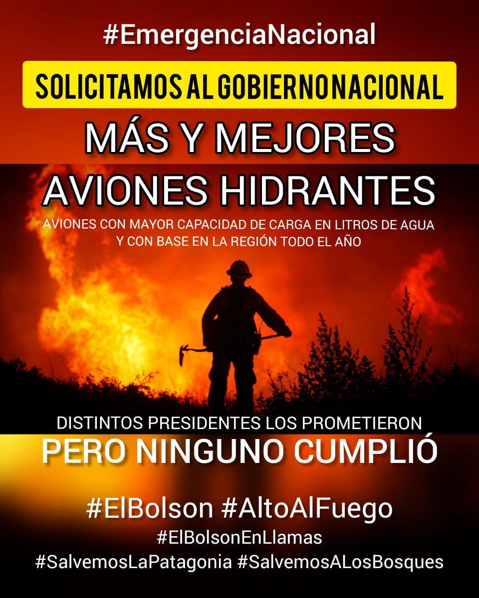 eugeamazona's tweet photo. #SalvenLaPatagonia #ElBolson algún gobierno que cumpla? #PNMF https://t.co/KHR6SBlip7