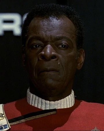 “Klingons would become the alien trash of the galaxy.”That’s a line from Admiral Cartwright, played by Brock Peters, who was most famous as Tom Robinson from “To Kill a Mockingbird.”Think about how bold it is to put that sentiment in the mouth of that actor. It’s brilliant.