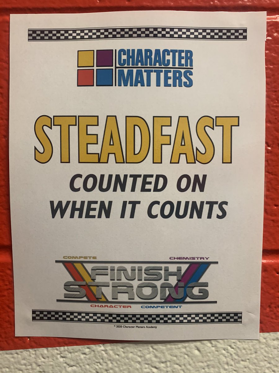 LamarAthletics_'s tweet photo. This week our girls are learning how to be STEADFAST athletes. Performing when under pressure is a HUGE task and one that is needed as we head into district championships next week!
#CharacterMatters #characterquality #finishstrong @LamarMS @LISDsports https://t.co/LY17F7olKX