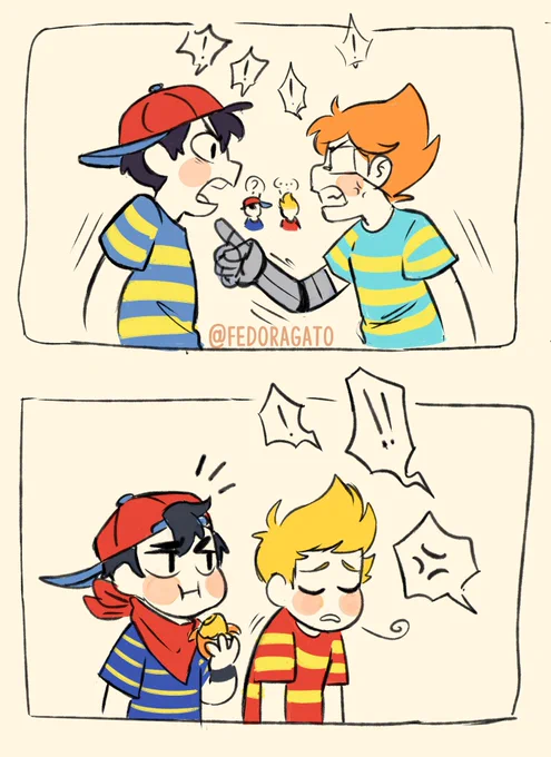 I have the hc that angry Lucas is scary
#MOTHER3 #earthbound #motherzero 