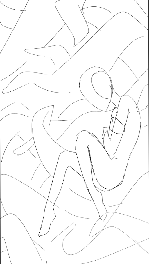 the sketch                    the final 