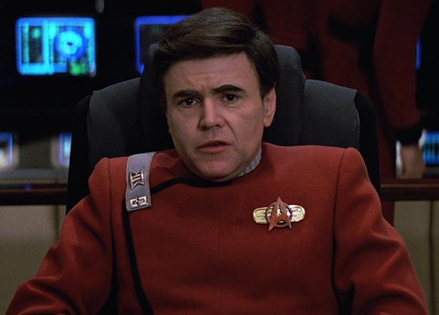 There’s something prescient in the handling of the crew in “The Undiscovered Country” - in the understanding that yesterday’s progressive heroes occasionally fall behind the times.(At one point, Chekov directly alludes to “Guess Who’s Coming to Dinner?”, to cement the idea.)