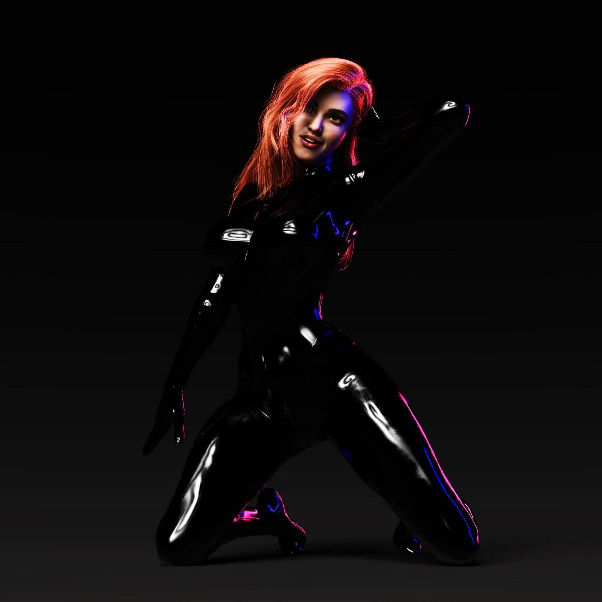 Whortana's tweet image. Shiny, beautiful latex. It makes you twitch, doesn't it? Thinking of how slick it is, you want to feel it against -your- body- ... You need it. You crave it .You yearn for it. 

whortana.com