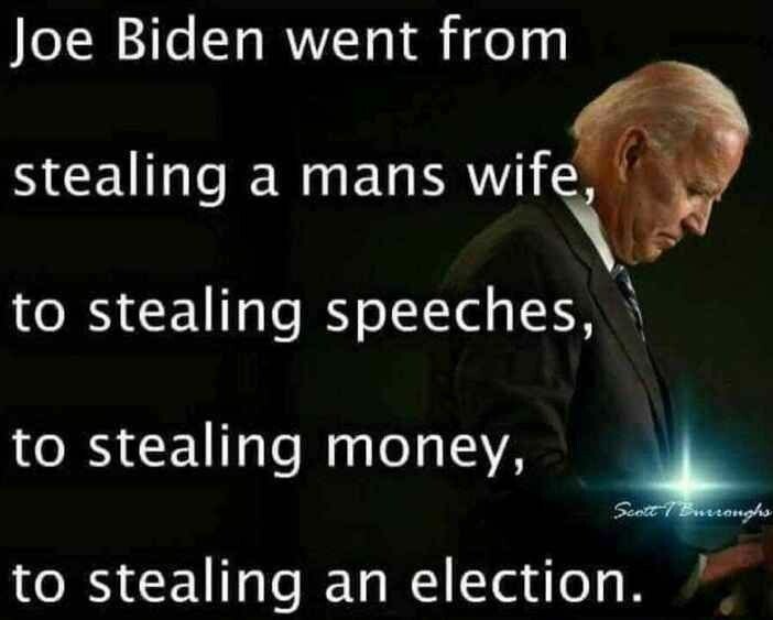 oldguy_steve's tweet image. Joe Biden steals.