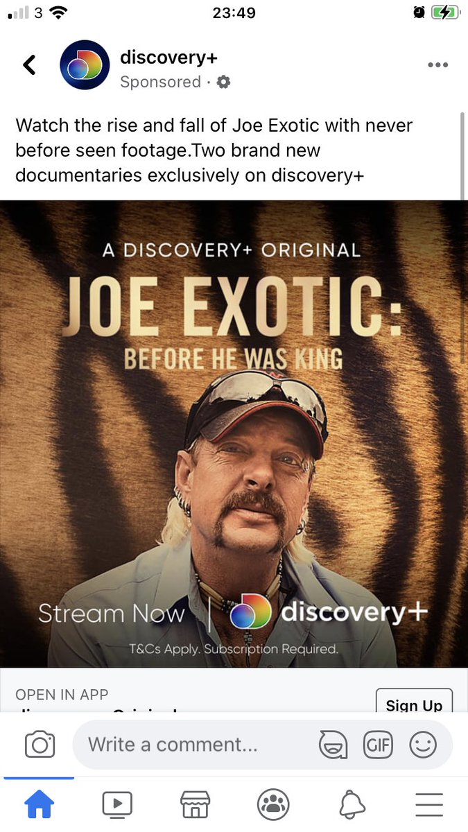 Evil_MoreTea's tweet image. @reckless @backlon Never thought I’d say this.
Well looks like I’m getting #discoverplus