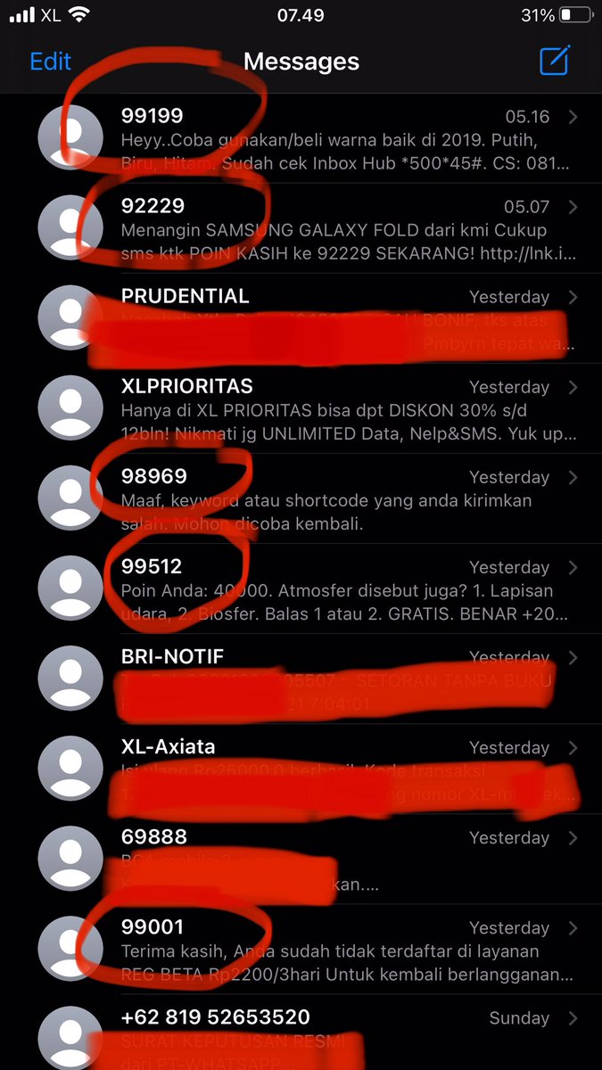 patzcool's tweet photo. @myxlcare tolong sms penyedot pulsa jgn dikirim sembarangan ke konsumen, ga pernah daftar n uda unreg tp ttp dikirim, merugikan banget #myxlcare https://t.co/xqkSkHW7aA