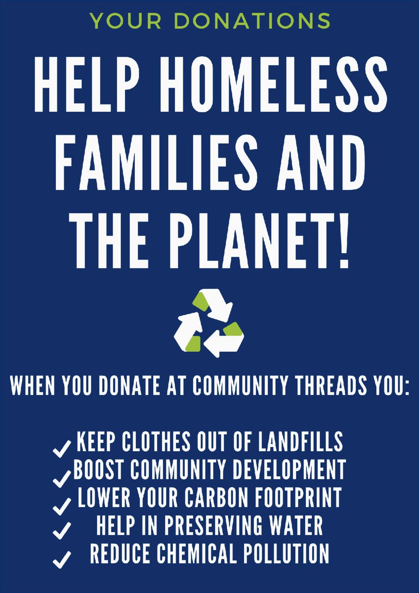 ComThreads's tweet photo. Help Homeless Families &amp; Save The Planet! ? https://t.co/JWcfDlTYnH https://t.co/dO6wC8vNH8