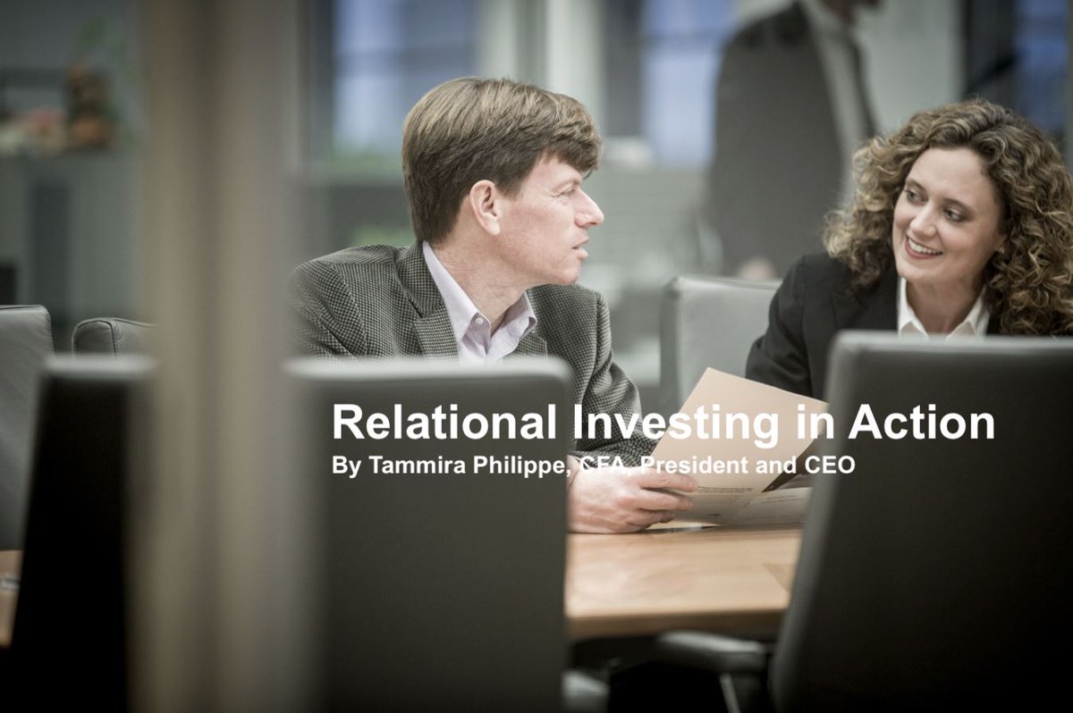 BridgewayCM's tweet photo. Relational investing is an approach we practice at Bridgeway that bridges the gap between results for investors and returns for humanity. Read President and CEO @TPhilippeBCM’s thoughts on how anyone can adopt a #relationalinvesting approach. https://t.co/xPW27ojf7s https://t.co/PW0IcWmAtN