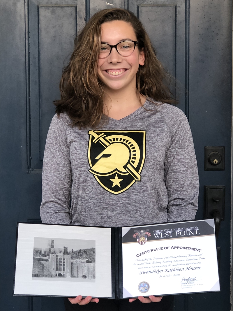 LehighCTI's tweet photo. Congrats to Gwendolyn Houser, a @ParklandSchools student in LCTI's Emerging Health Professionals program who just got accepted to @WestPoint_USMA! Her goal is to become a surgeon in the @USArmy. We're proud of you, Gwendolyn! #mylcti https://t.co/HuoBWVbk5Q