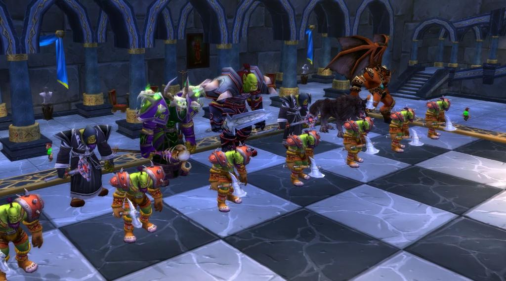 World of Warcraft Karazhan raid boss called Chess Event