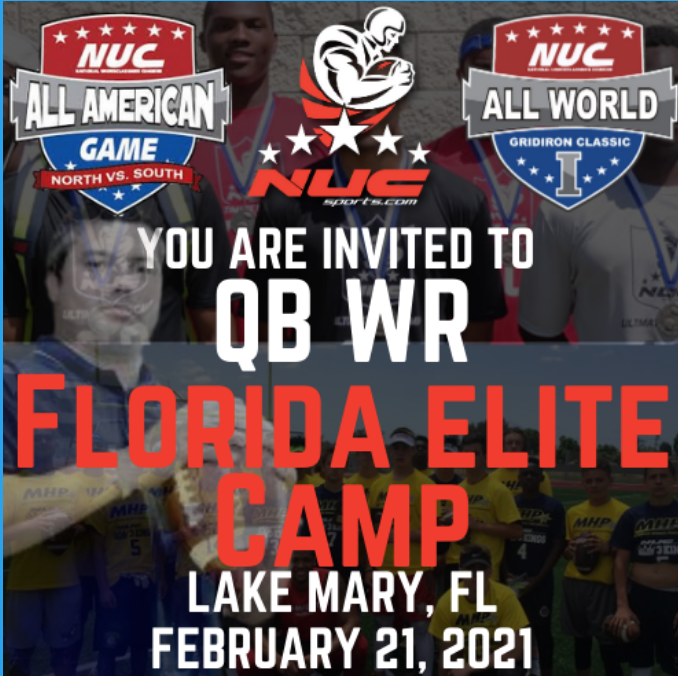 coachschuman's tweet photo. @TrentStarling You are invited to the Florida QB WR Elite Prospect Showdown February 21st, 2021 in Lake Mary, FL. Go to https://t.co/MlKq7J4Cgx to register and use code football19 for 50% off https://t.co/N17mkuBeuv