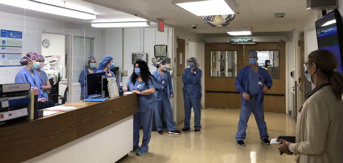 The Euclid hospital OR team had a successful first week utilizing process confirmation for Universal Protocol. Congrats to the OR nurses for completing 15/15 assessments!  Great discussion at the weekly huddle identifying two key actions.
<a href="/MelissaVander12/">Melissa Vandergriff</a> #ClevelandClinic #CCIM