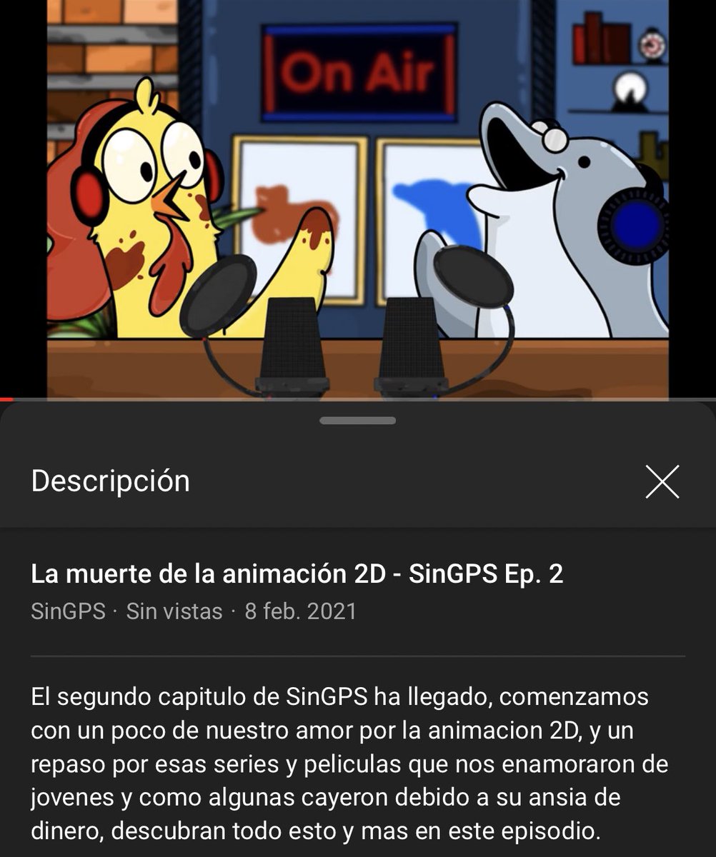 Pollocomehumano's tweet photo. Nos vamos por la tangente en un nuevo capítulo de SinGPS con temas relacionados a animación y un poco más
#podcast #podcastenespañol #podcasting #twitch #twitchstreamer #twitchmexico #stream #streams #streamer #streamermexico #SinGPS #youtube #youtubers #youtuber #video https://t.co/L8K06NgGXx