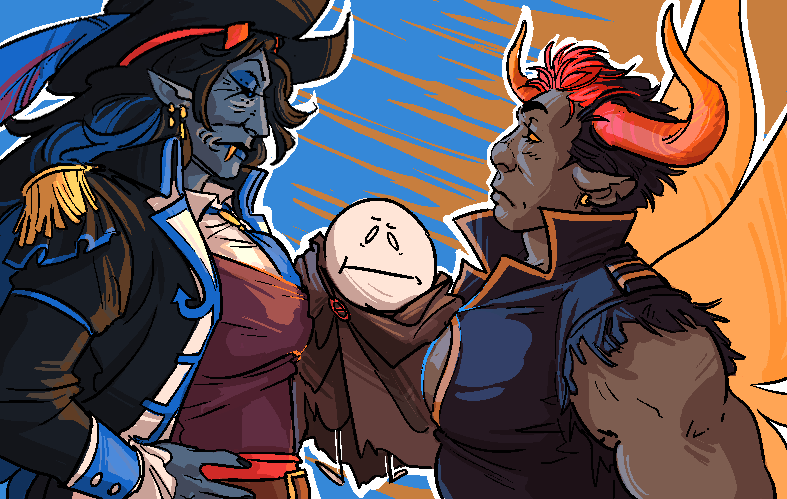 deconoirr's tweet photo. This was the promo art I made for Vol 7+8 of #Distantquest !  As usual I have tons of fun making these. https://t.co/eg3IYGtyth