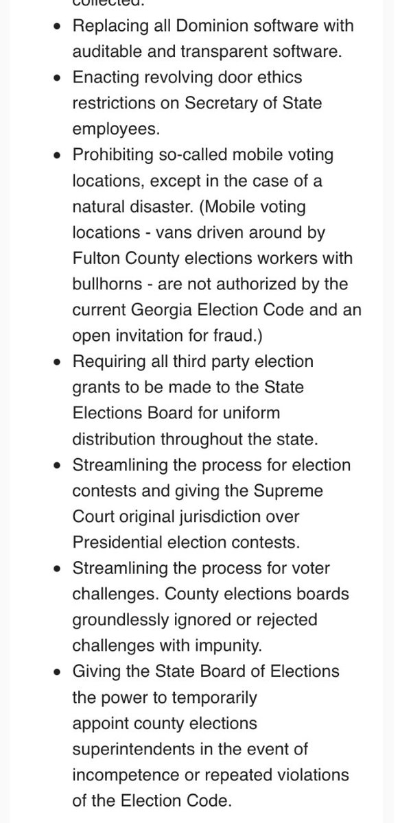 The Georgia Republican Party just released its elections task force report and it’s a masterclass in both not understanding election administration as well as reactionary measures after losing in 2020.  #gapolFull report:  https://mcusercontent.com/42e163b73fc567a720b3b5bbb/files/4c6b8ef4-9d77-4fa7-b10a-d248e99eb0c2/Georgia_Republican_Party_Election_Confidence_Task_Force_Report.pdf