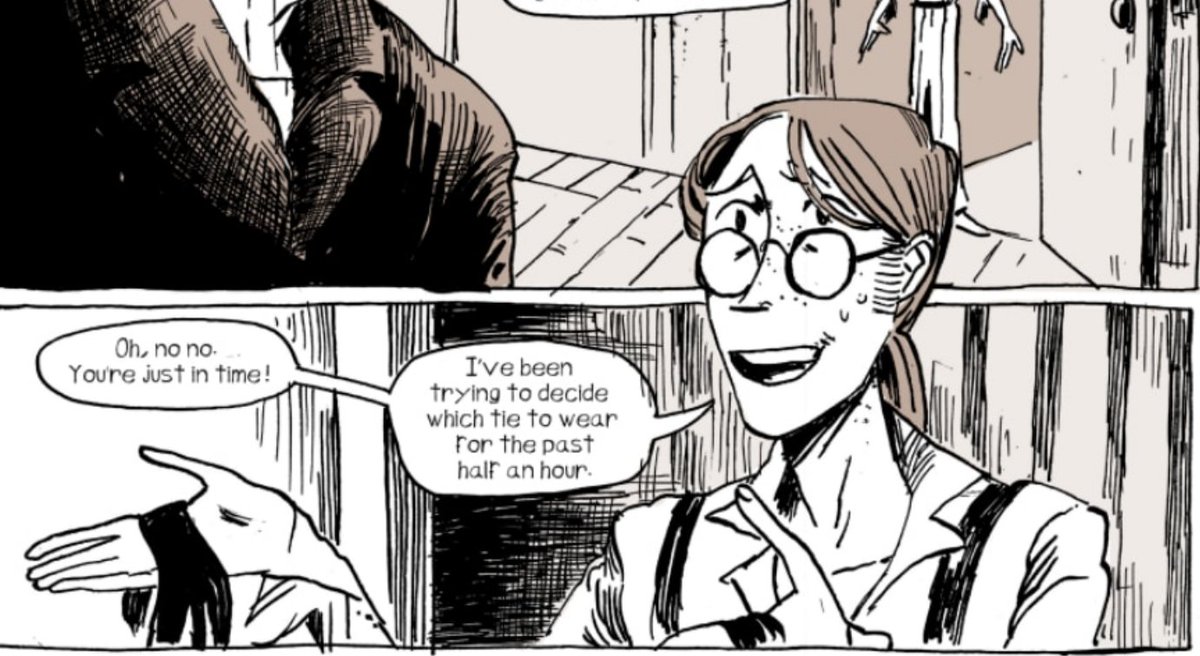 #firstpanelvslastpanel
Well, last publicly released panel, lol. 