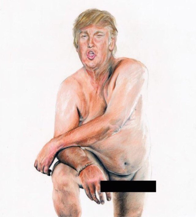 RealFormerPOTUS's tweet image. Just received this lovely portrait from @RepMTG, though I think American Patriots will be very upset with the Fake News Media censorship.