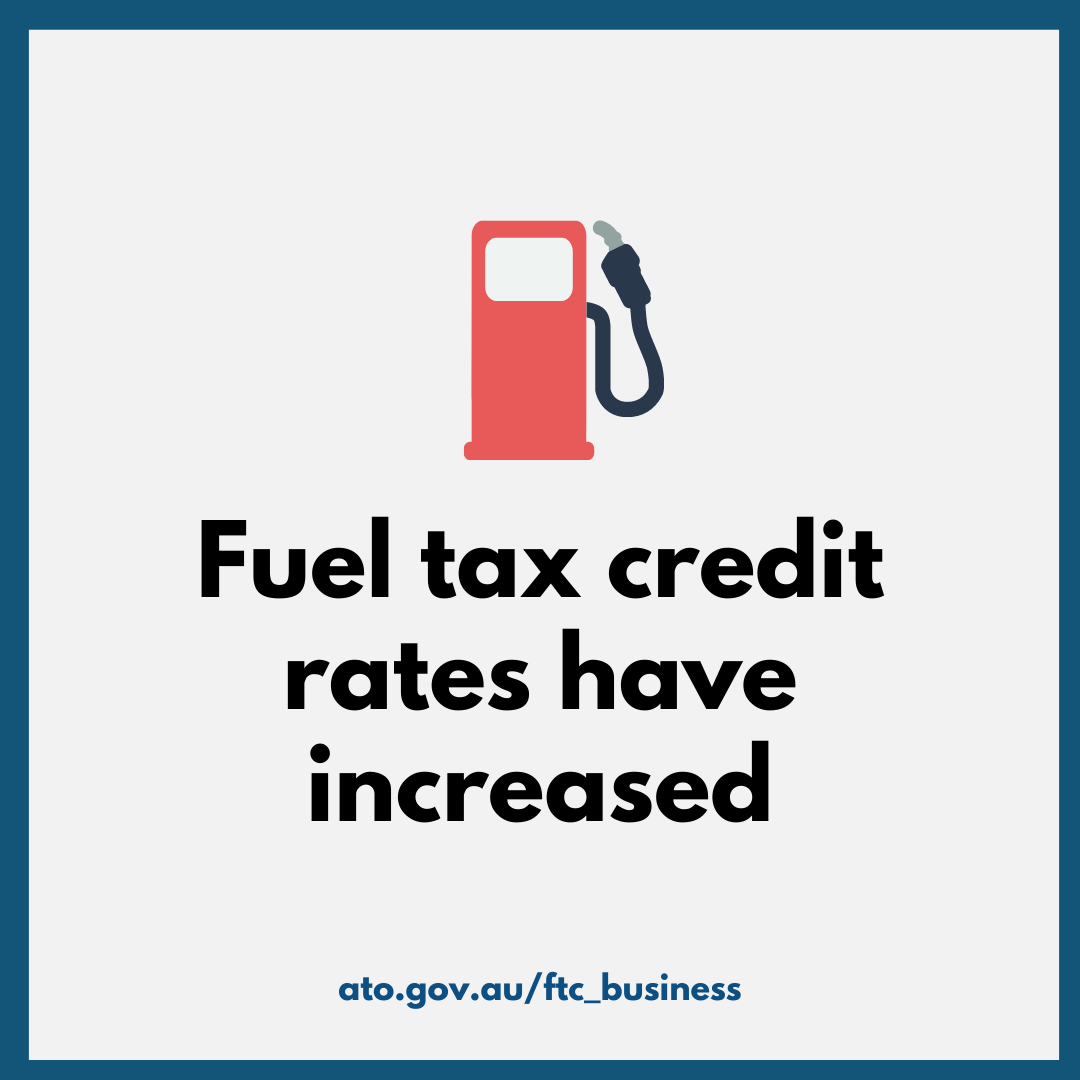 cloudsafe_au's tweet photo. Businesses: Fuel tax credit rates change 01 February 2021.   If you use fuel in heavy vehicles or other machinery for your business, check out the latest rates at https://t.co/gJwXpJkqzM https://t.co/y6YuyFOfba