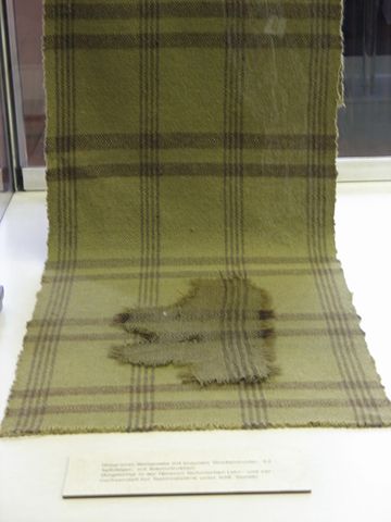 3 - Tartan is a kind of twill weave, and twill is one of the oldest woven fabrics known to man. But due to its organic nature (often plant-based), residual cloth is almost unheard of. We knew of some examples in Halstatt people in Iron Age bogs that were tartan-like.