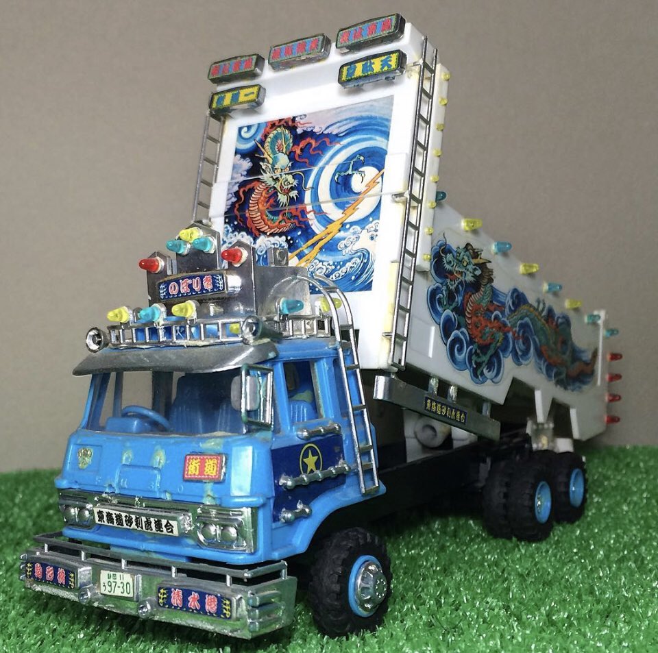 トラック野郎 デコトラ プラモデル完成品(ジャンク品) トラック野郎 デコトラ プラモデル完成品(ジャンク品) - メルカリ
